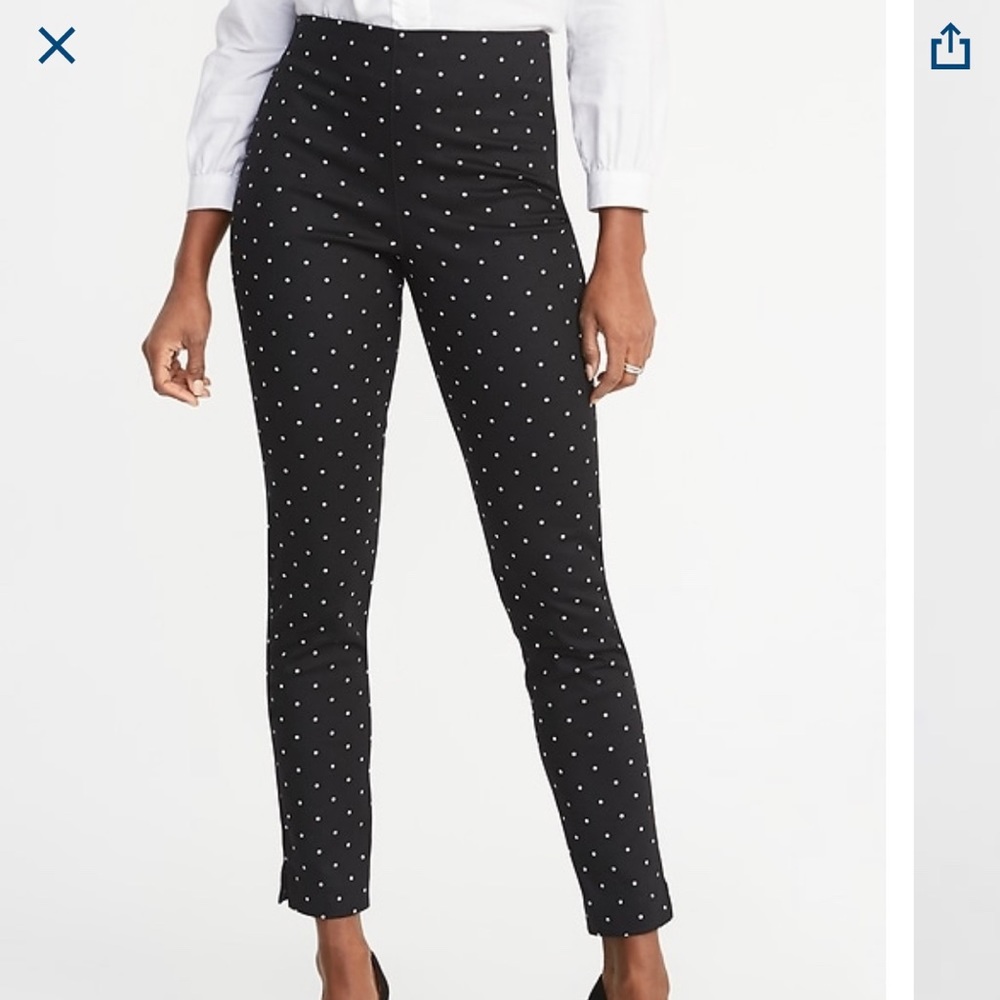 High Rise Super Skinny Ankle Pants- Old Navy